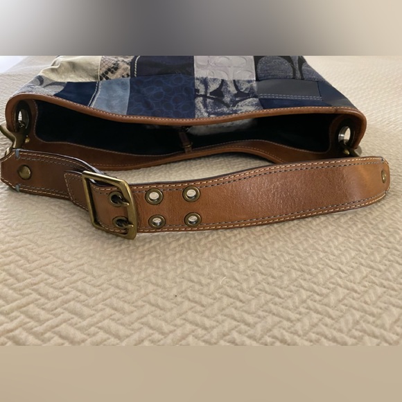 Coach VINTAGE Denim Patchwork Tote - Picture 8 of 10